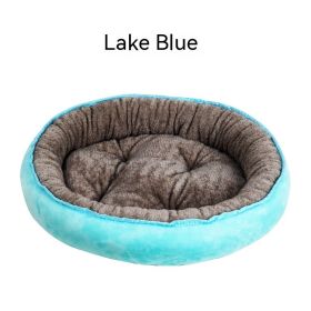 Four Seasons Universal Cat Nest For Deep Sleep (Option: Lake Blue-XL)