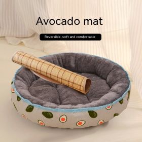 Four Seasons Universal Cat Nest For Deep Sleep (Option: Avocado Summer Mat-XL)