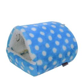 Hamster Bird House Bed (Option: Blue-L)
