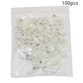 Bird foot ring split ring (Option: White-5MM-100pcs)