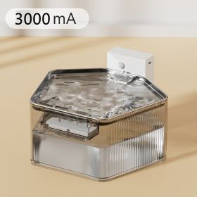 Pet Stainless Steel Induction Water Fountain (Option: 3000mA-usb)