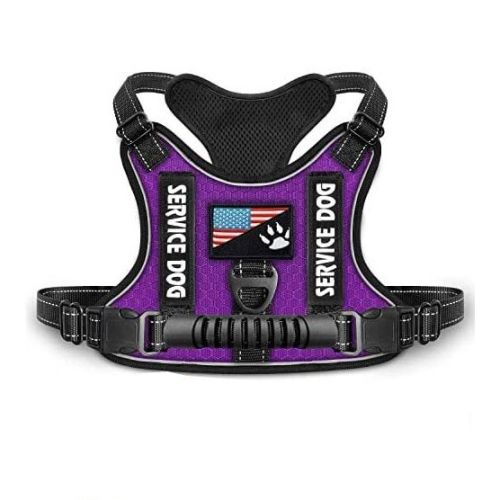 Shock Absorption Comfortable Night Vision Reflective Pet Harness Dog Vest Traction Chest Strap