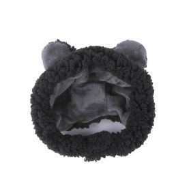 Curly Hair Pet Hat Cat Funny Dress Up Pet Products (Option: Black-Average Size)